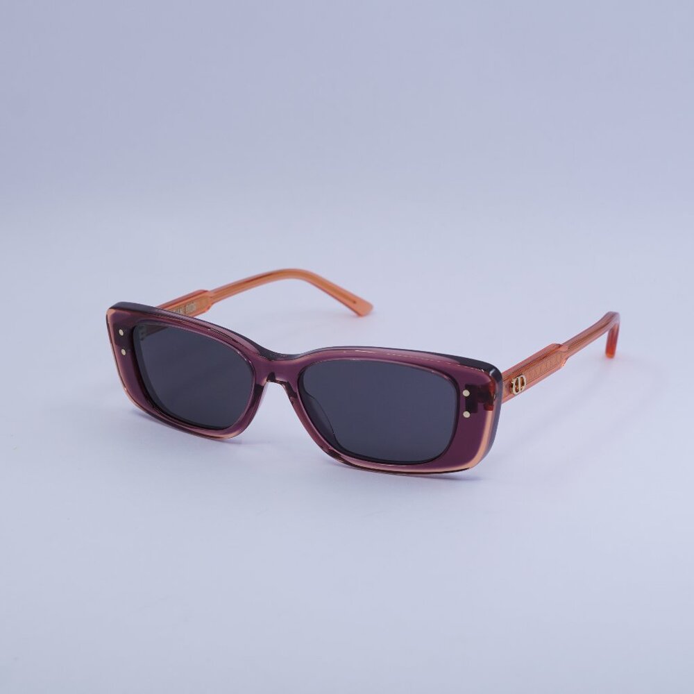 Dior DIORHIGHLIGHT S2I 35A0 Sunglasses Bordeaux/Orange Rectangle Frame